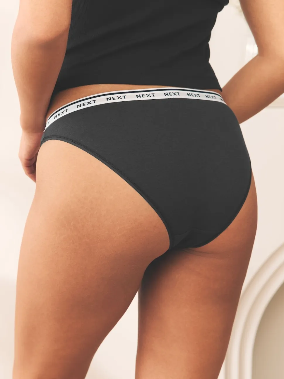 Imprimé Léopard - Lot de 4 culottes à logo en coton