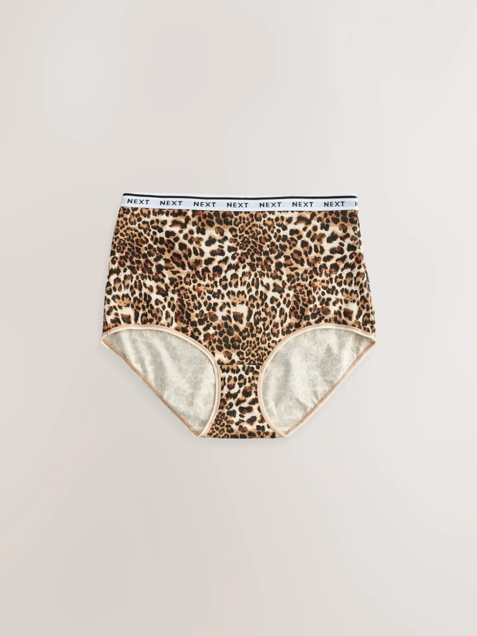 Imprimé Léopard - Lot de 4 culottes à logo en coton