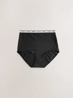 Imprimé Léopard - Lot de 4 culottes à logo en coton