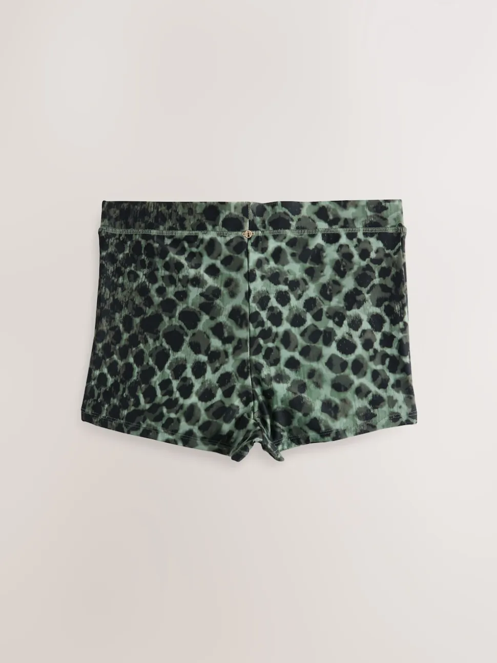 Imprimé léopard vert/noir - Bas de bikini