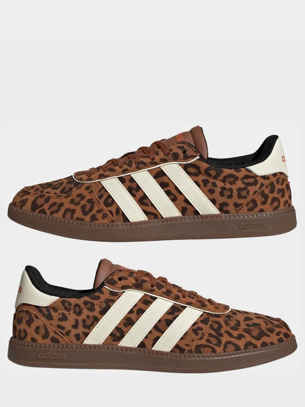 Imprimé léopard/blanc - Adidas Breaknet Sleek Trainers