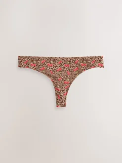 Imprimé léopard/cerry - Culotte en microfibre 5 Pack