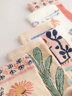 Imprimé Marakesh Mix - Paquet de chaussettes de cheville 5