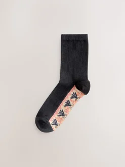 Imprimé Marakesh Mix - Semelle intérieure Ankle Socks 5 Pack
