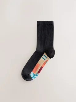 Imprimé Marakesh Mix - Semelle intérieure Ankle Socks 5 Pack