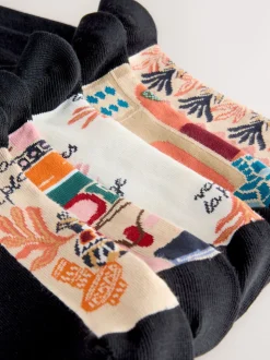 Imprimé Marakesh Mix - Semelle intérieure Ankle Socks 5 Pack