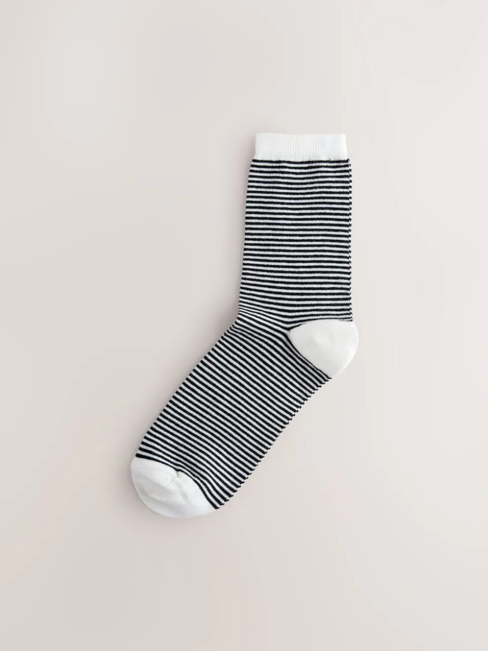Imprimé noir/blanc mélangé - Paquet de chaussettes de cheville 7