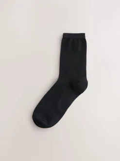 Imprimé noir/blanc mélangé - Paquet de chaussettes de cheville 7