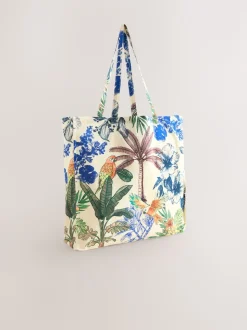Imprimé perroquet - Sac de shopping