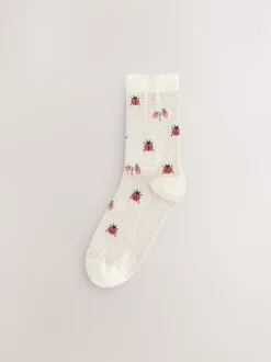 imprimé printemps - Paquet de chaussettes de cheville 5