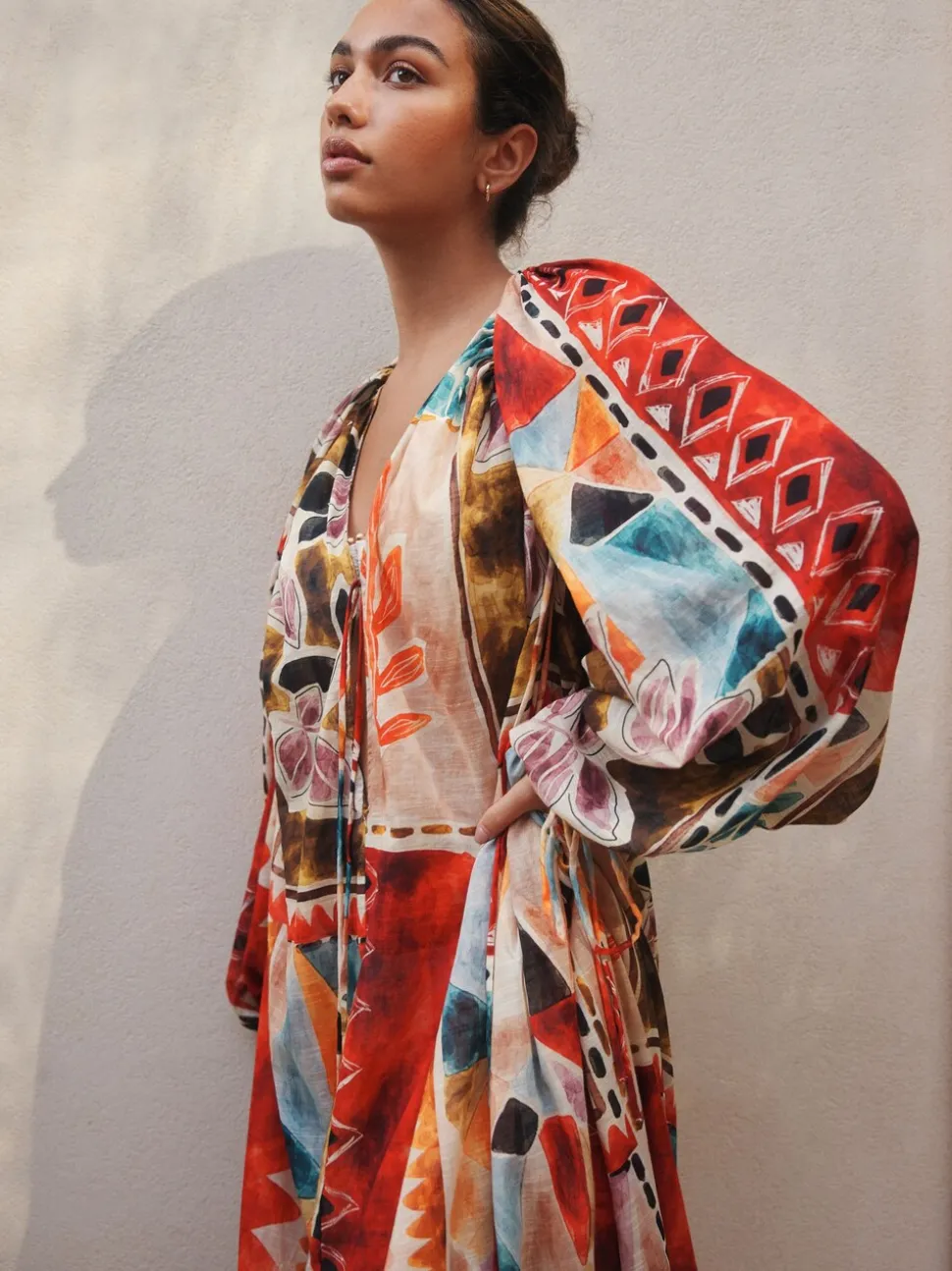 Imprimé scène Marrrakesh - Maxi Kaftan