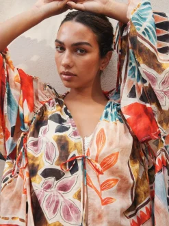Imprimé scène Marrrakesh - Maxi Kaftan