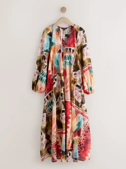 Imprimé scène Marrrakesh - Maxi Kaftan