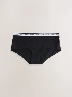 Imprimé table Rouge - Lot de 7 culottes à logo en coton