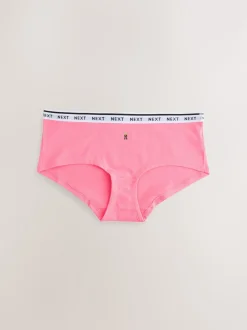 Imprimé table Rouge - Lot de 7 culottes à logo en coton