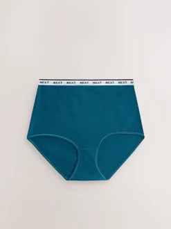 Imprimé vichy - Lot de 7 culottes à logo en coton