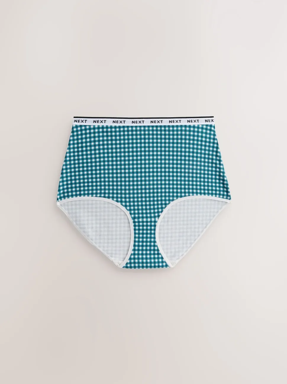 Imprimé vichy - Lot de 7 culottes à logo en coton