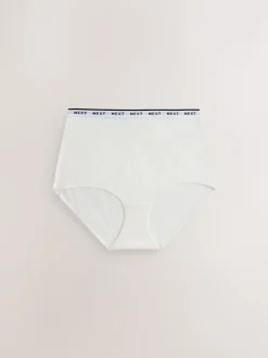 Imprimé vichy - Lot de 7 culottes à logo en coton