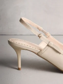 ivoire - Chaussures à talons Forever Comfort® à bout pointu et bride arrière