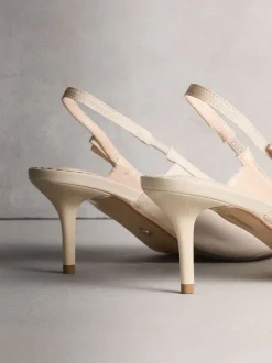 ivoire - Chaussures à talons Forever Comfort® à bout pointu et bride arrière