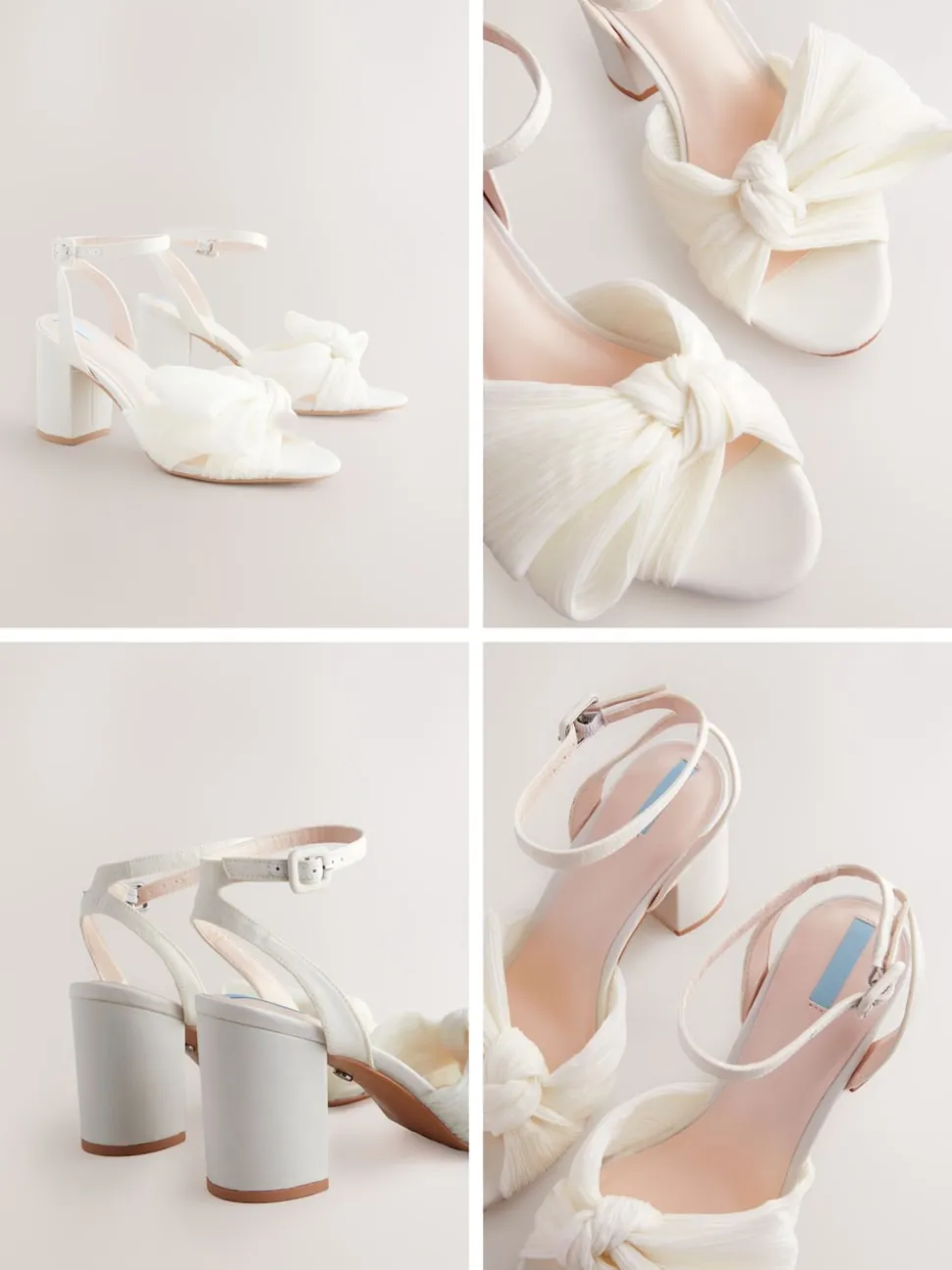 ivoire - Chaussures à talons de mariée Forever Comfort® Wedding Bow Block