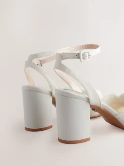 ivoire - Chaussures à talons de mariée Forever Comfort® Wedding Bow Block