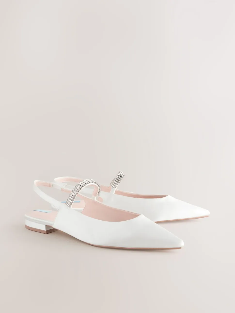 ivoire - Chaussures de mariage à bout pointu Mary Jane