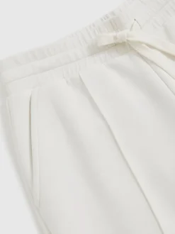 ivoire - Pantalon de jogging large en interlock haut de gamme Reiss Jemma