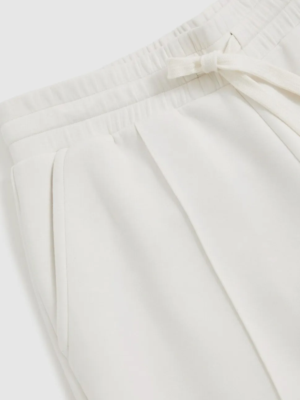 ivoire - Pantalon de jogging large en interlock haut de gamme Reiss Jemma