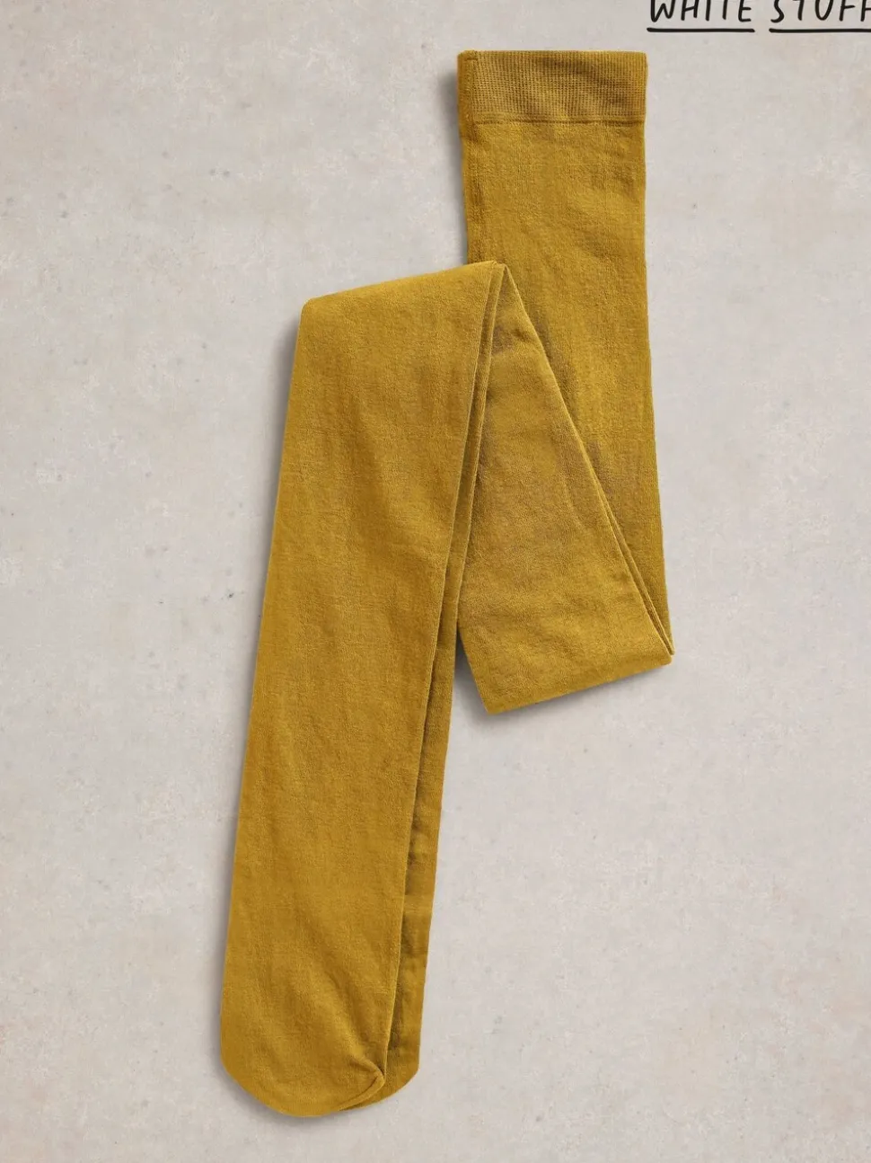 Jaune - Collants White Stuff Patty unis