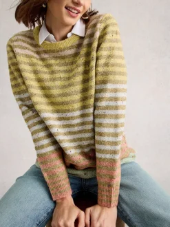 Jaune clair - White Stuff Talia Nep Pull