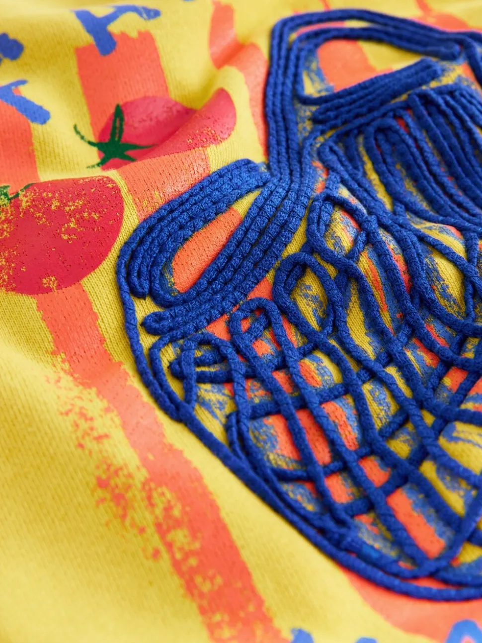 jaune ocre - Sweat-shirt graphique à col rond