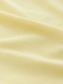 Jaune pastel - Robe longue de demoiselle d’honneur multicolore en maille pour invitée de mariage