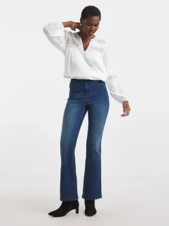 JD Williams Jean bootcut super extensible taille haute
