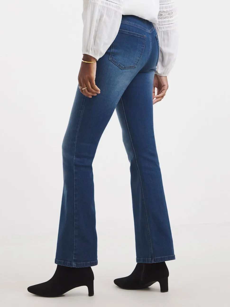 JD Williams Jean bootcut super extensible taille haute