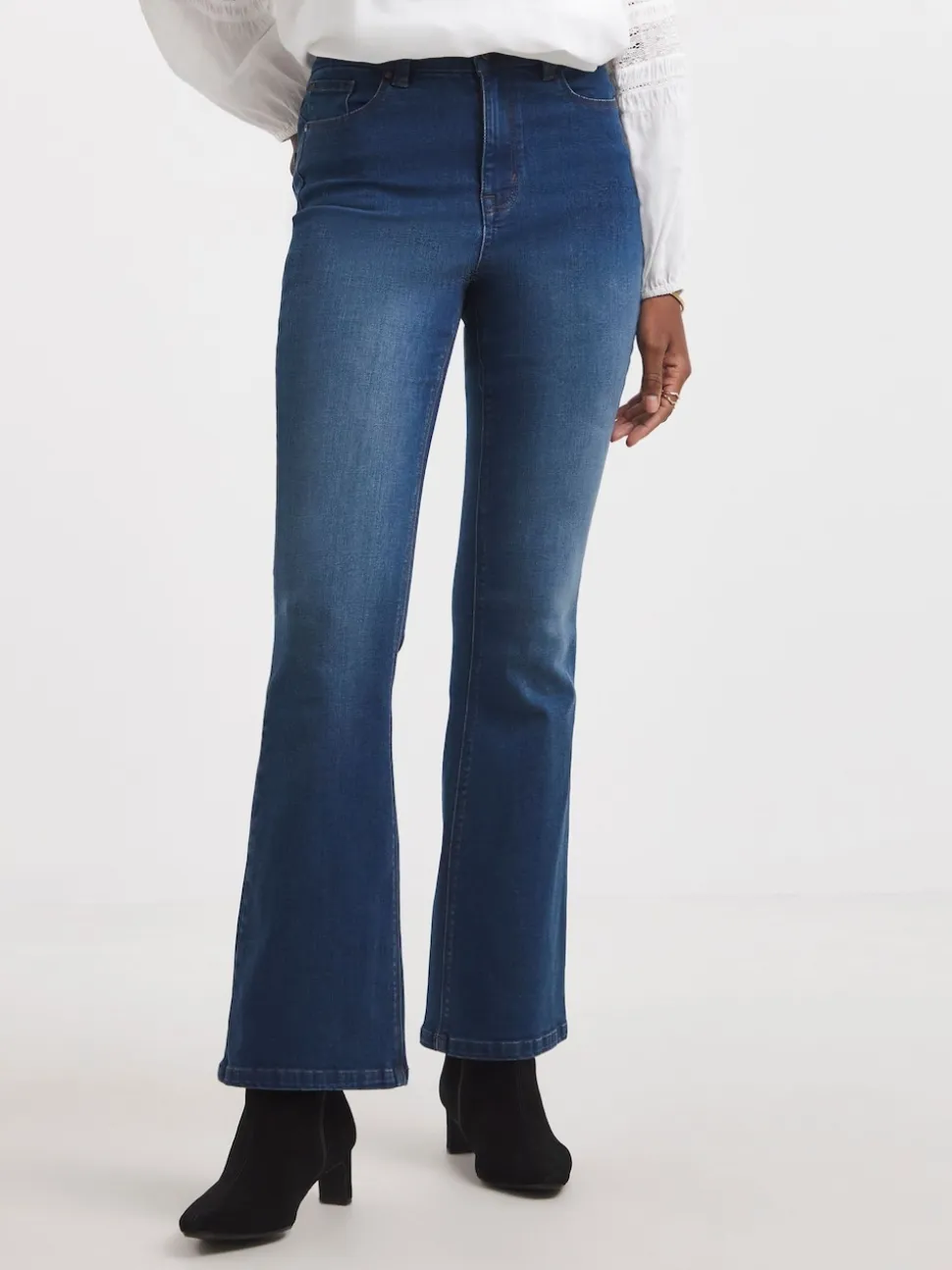 JD Williams Jean bootcut super extensible taille haute