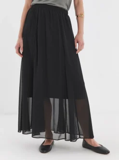 JD Williams Jupe Maxi Godet à ourlet transparent