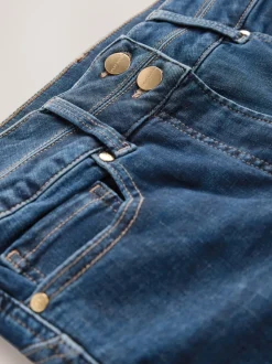 Jean bleu moyen - Jean slim boot cut réhaussant