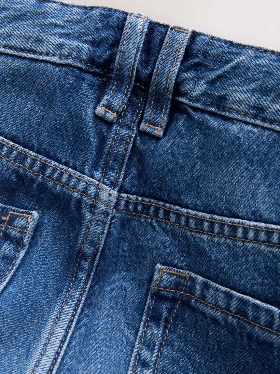 Jean bleu moyen - Jeans de jambe droite