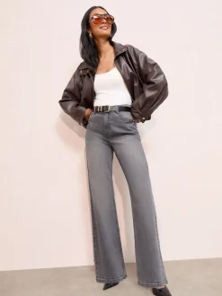 Jean gris - Jean ample Friends Like These X Lucy Mecklenborgh pour tous les jours