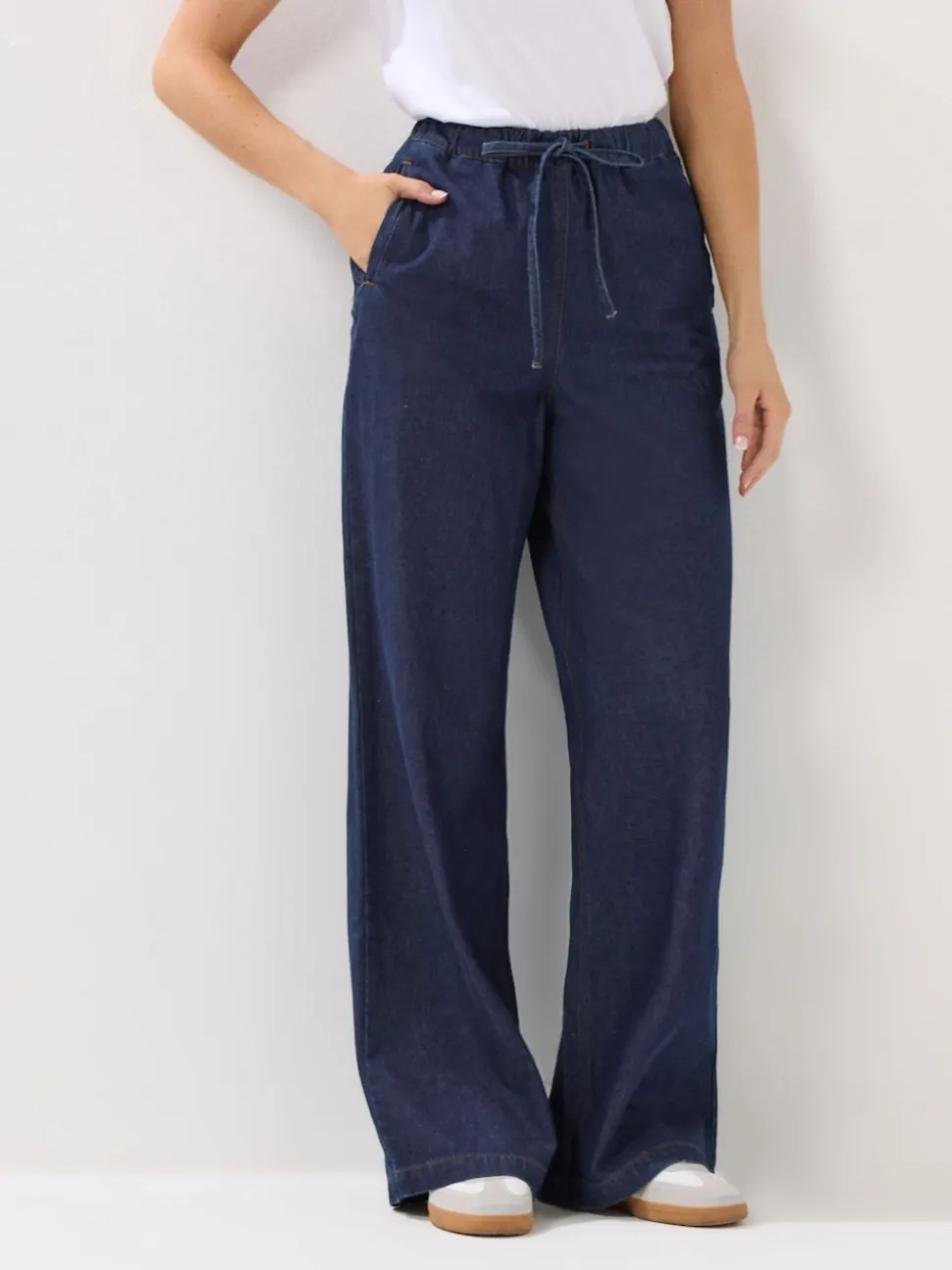 Jean Long Tall Sally ample ceinturée