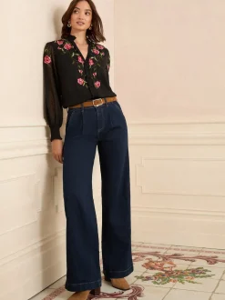 Jeans Love & Roses sur mesure