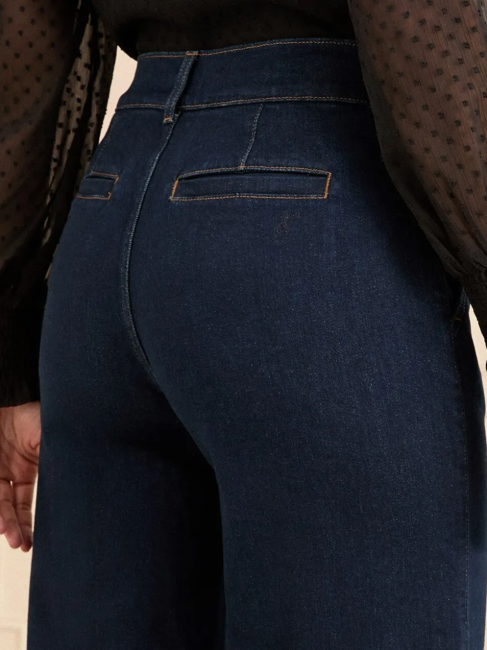 Jeans Love & Roses sur mesure