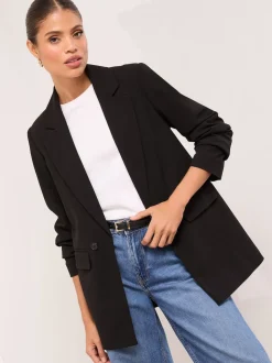 Jet Black - Blazer long ajusté Lipsy décontracté