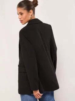 Jet Black - Blazer long ajusté Lipsy décontracté