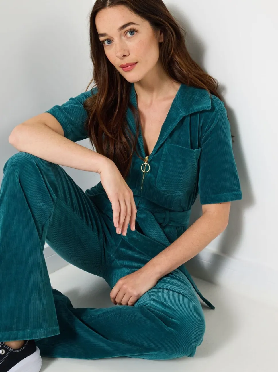 Joe Browns Combinaison bootcut en velours côtelé ceinturée