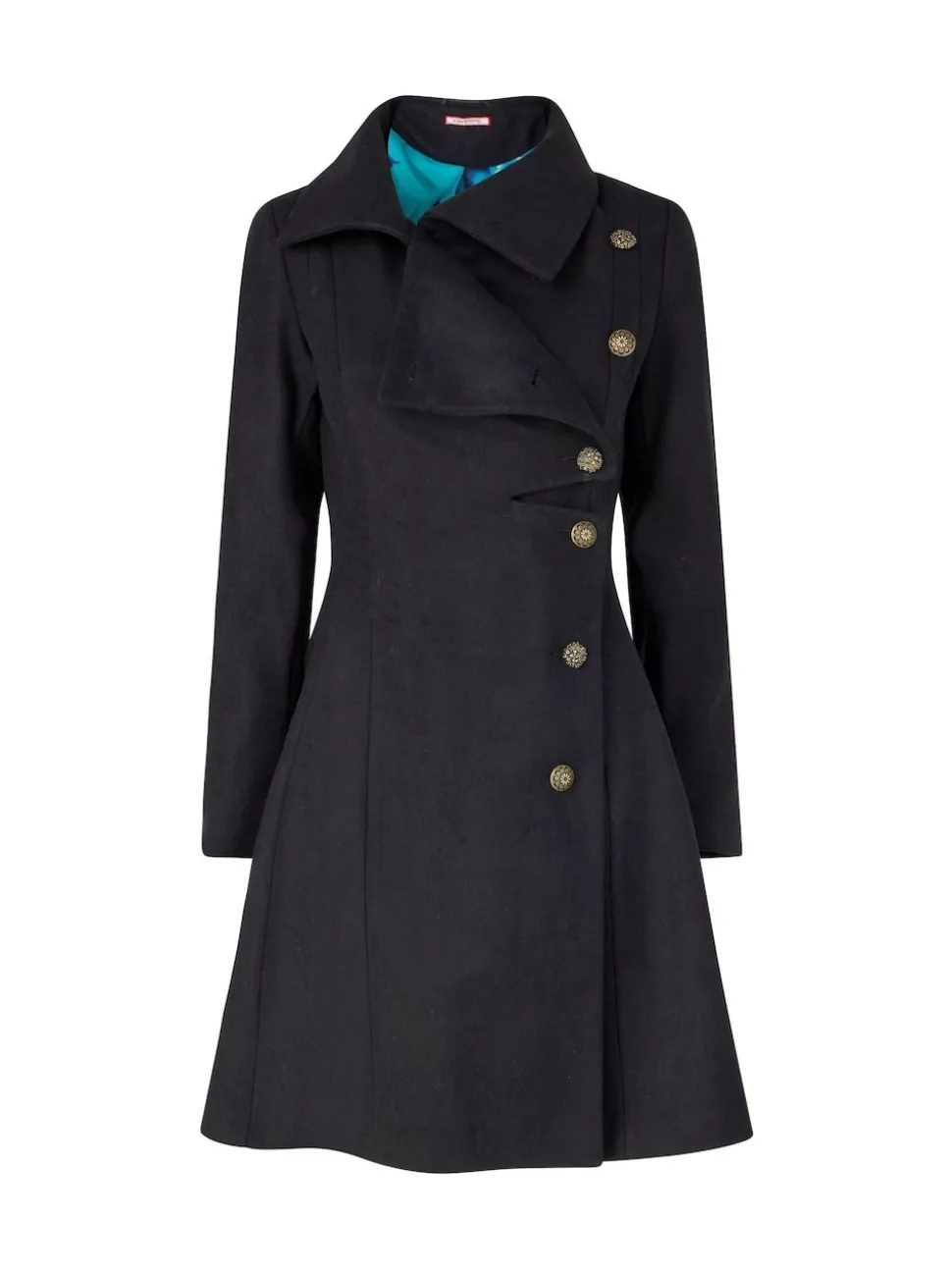 Joe Browns Manteau noir à col oversize