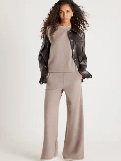Jogging River Island Whipstitch à jambe large confortable