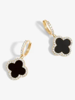 Jon Richard Tone Jets Boucles d'oreilles Huggie Clover