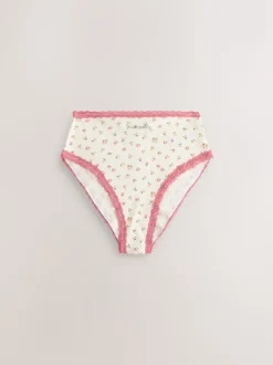 Jours de la semaine - Culotte en coton et dentelle 7 Pack